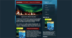 Desktop Screenshot of learningphysics.ca